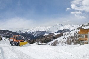 Catena da neve DR su Unimog